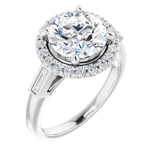Halo-Style Engagement Ring Corinth Jewelers Corinth, MS
