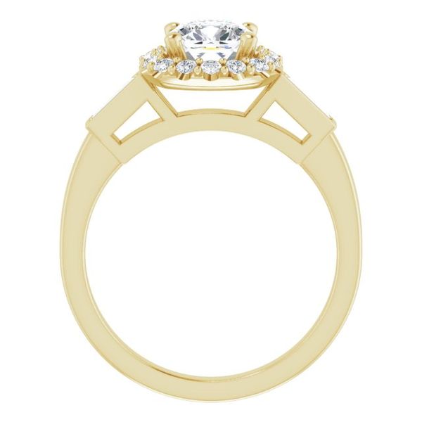 Halo-Style Engagement Ring Image 2 Crown Jewelers Augusta, GA