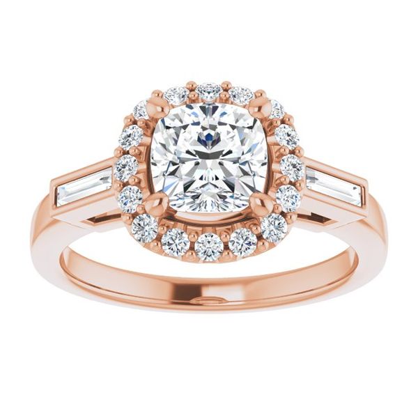 Halo-Style Engagement Ring Image 3 Hingham Jewelers Hingham, MA