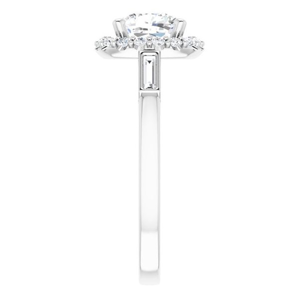 Halo-Style Engagement Ring Image 4 Blue Water Jewelers Saint Augustine, FL