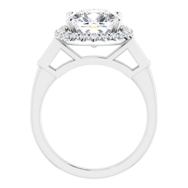 Halo-Style Engagement Ring Image 2 Studio 107 Elk River, MN