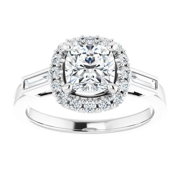 Halo-Style Engagement Ring