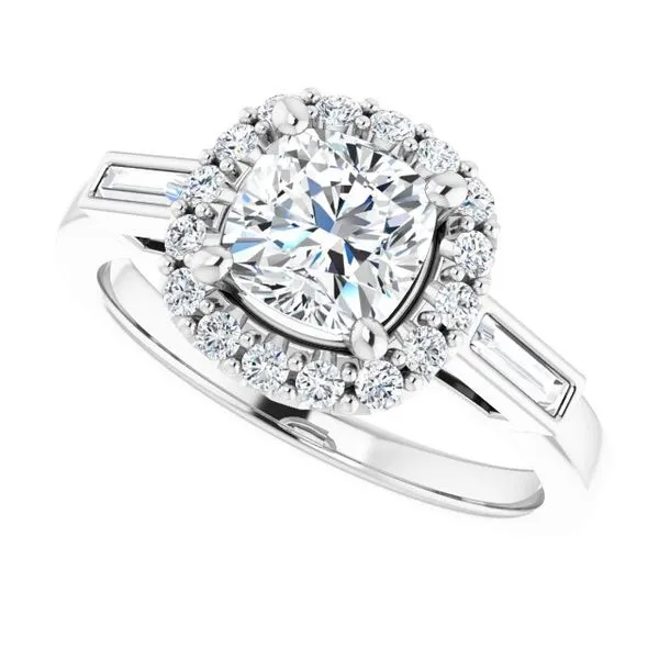 Halo-Style Engagement Ring