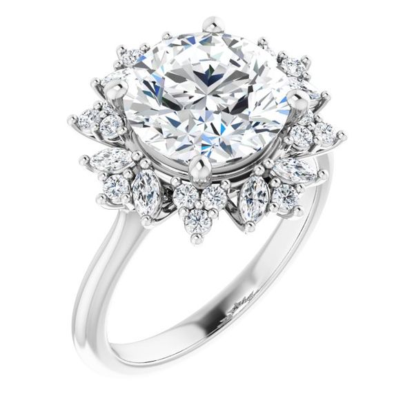 Halo-Style Engagement Ring Oak Valley Jewelers Oakdale, CA