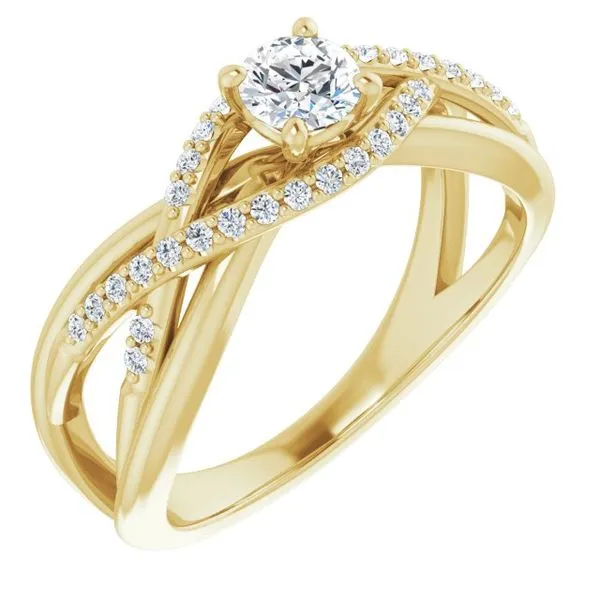 Accented Engagement Ring