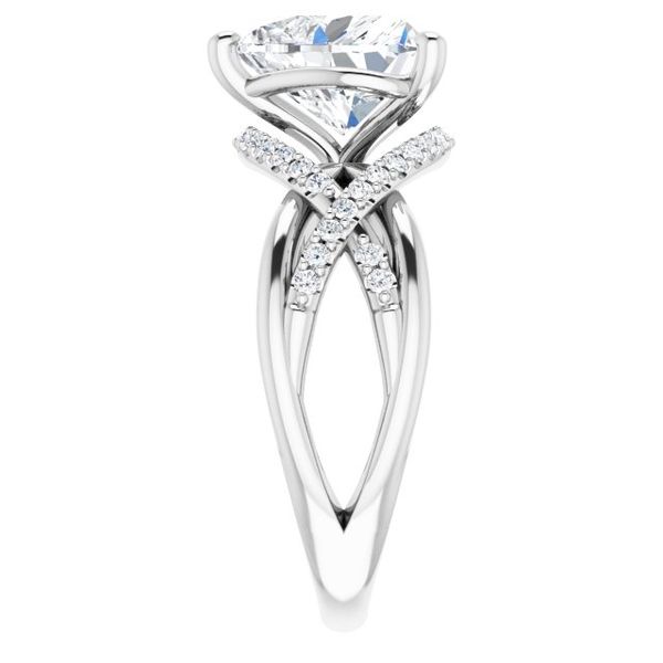 Accented Engagement Ring Image 4 MurDuff's, Inc. Florence, MA