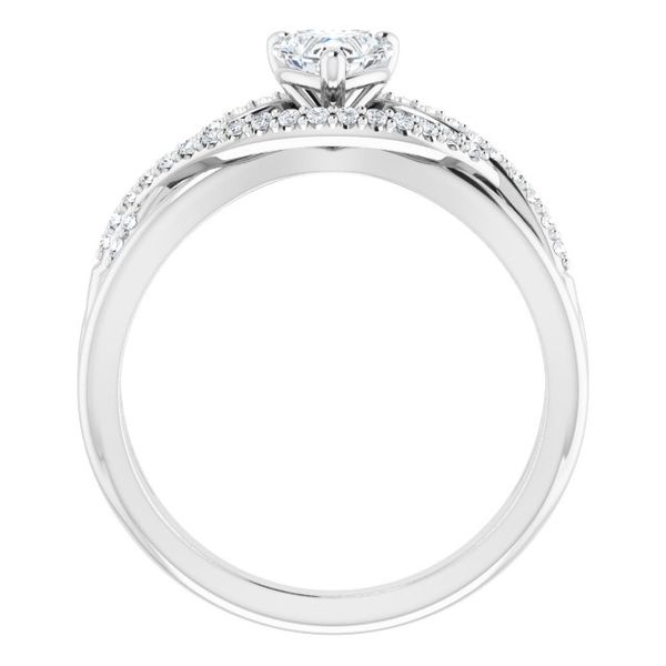 Accented Engagement Ring Image 2 Pickens Jewelers, Inc. Atlanta, GA