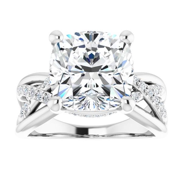 Accented Engagement Ring Image 3 Pickens Jewelers, Inc. Atlanta, GA