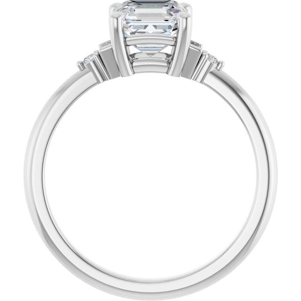 Accented Engagement Ring Image 2 Miner's North Jewelers Traverse City, MI
