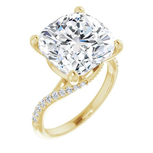 Accented Engagement Ring MurDuff's, Inc. Florence, MA