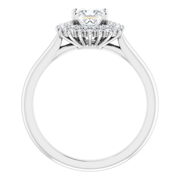 Halo-Style Engagement Ring Image 2 Reiniger Jewelers Swansea, IL