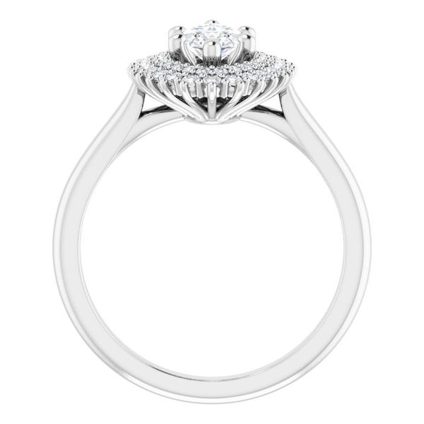 Halo-Style Engagement Ring Image 2 Jimmy Smith Jewelers Decatur, AL
