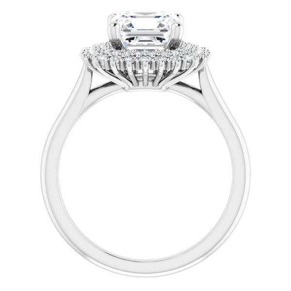 Halo-Style Engagement Ring Image 2 Jimmy Smith Jewelers Decatur, AL
