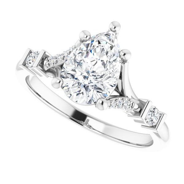 Accented Engagement Ring Image 5 MurDuff's, Inc. Florence, MA