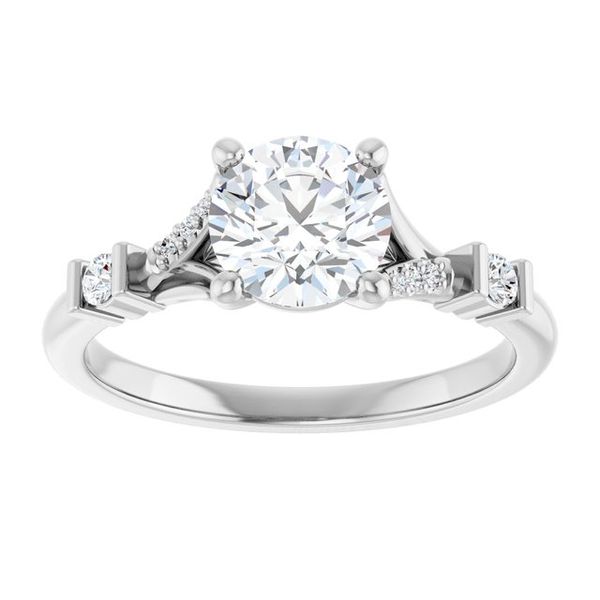 Accented Engagement Ring Image 3 MurDuff's, Inc. Florence, MA