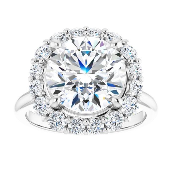 Halo-Style Engagement Ring Image 3 Monarch Jewelry Winter Park, FL