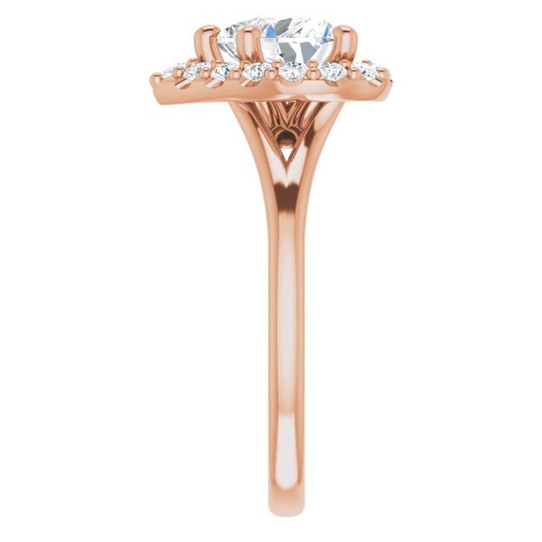Halo-Style Engagement Ring Image 4 Pickens Jewelers, Inc. Atlanta, GA