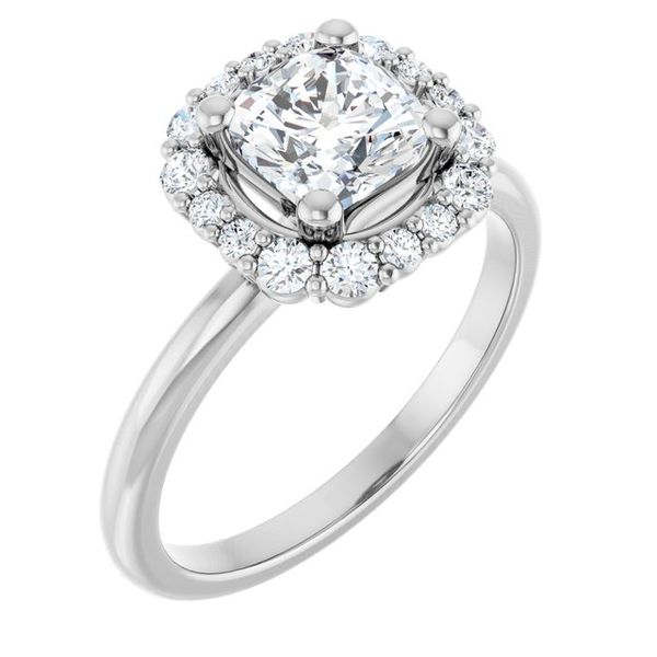 Halo-Style Engagement Ring Monarch Jewelry Winter Park, FL