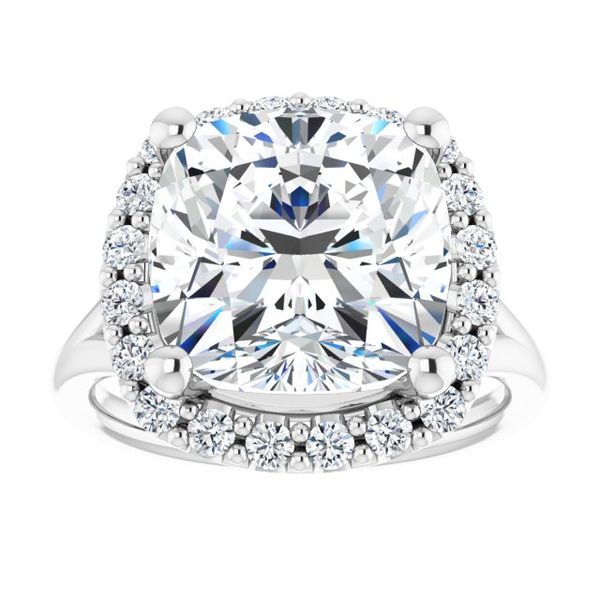 Halo-Style Engagement Ring Image 3 Monarch Jewelry Winter Park, FL