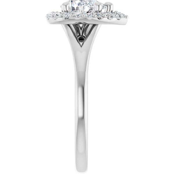 Halo-Style Engagement Ring Image 4 Monarch Jewelry Winter Park, FL