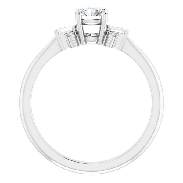 Accented Engagement Ring Image 2 Minor Jewelry Inc. Nashville, TN