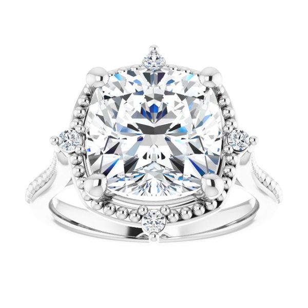 Accented Engagement Ring Image 3 Greenfield Jewelers Pittsburgh, PA