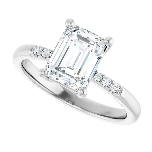 Accented Engagement Ring