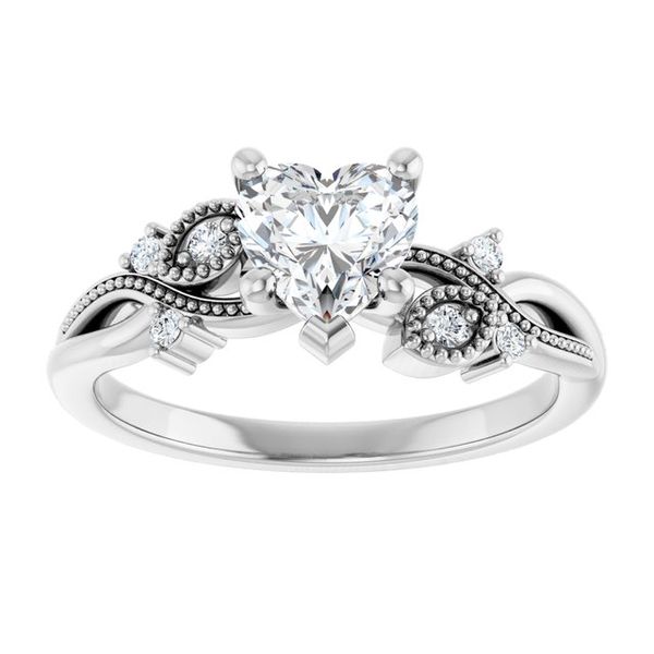 Accented Engagement Ring Image 3 Mueller Jewelers Chisago City, MN