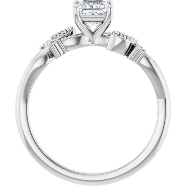 Accented Engagement Ring Image 2 Mueller Jewelers Chisago City, MN