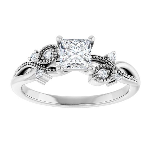 Accented Engagement Ring Image 3 Mueller Jewelers Chisago City, MN