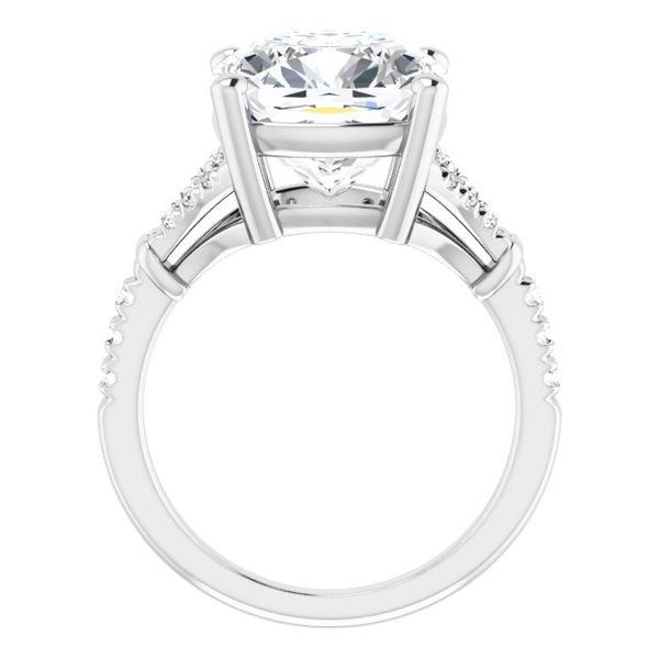 Accented Engagement Ring Image 2 Jimmy Smith Jewelers Decatur, AL