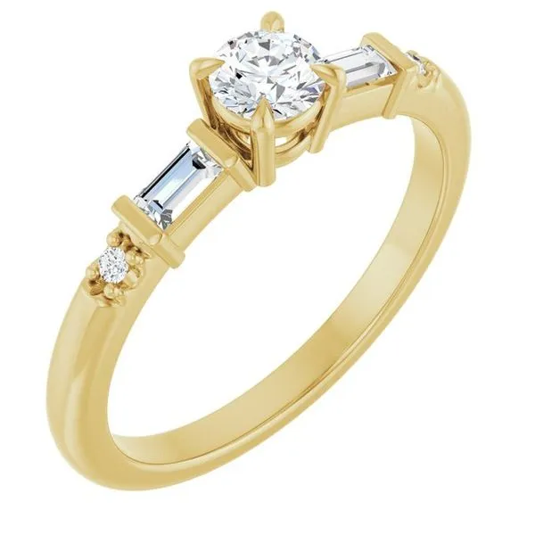 Accented Engagement Ring