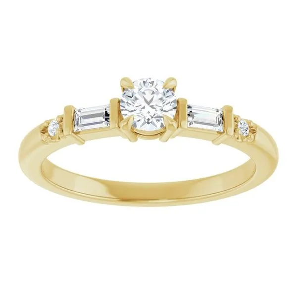 Accented Engagement Ring
