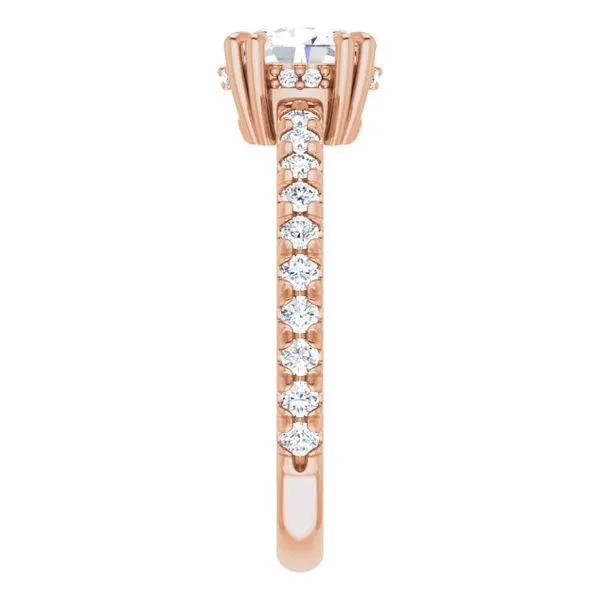 Double Claw-Prong Engagement Ring Image 4 Blocher Jewelers Ellwood City, PA