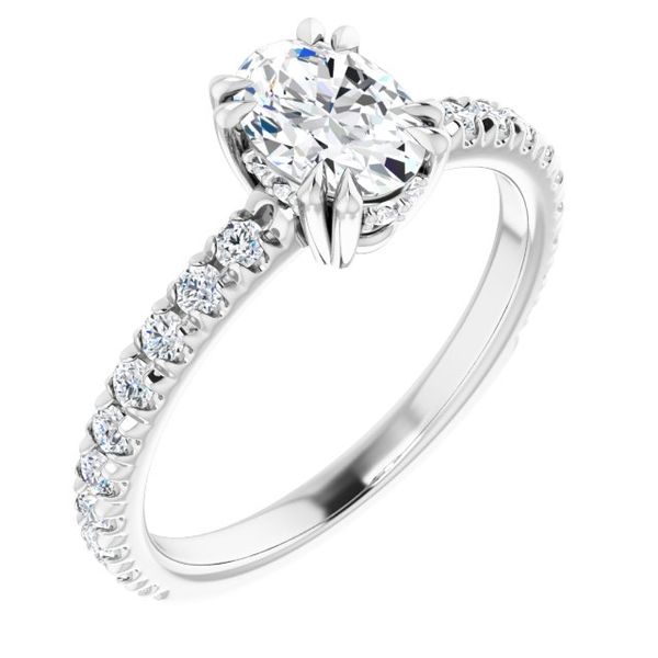 Double Claw-Prong Engagement Ring Designer Jewelers Westborough, MA