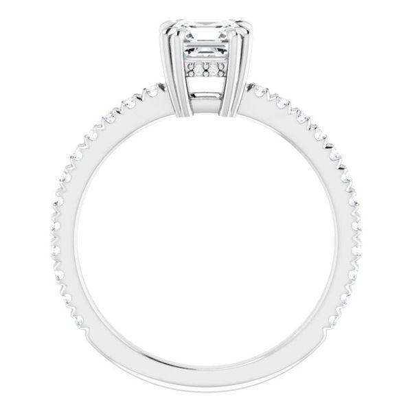 Double Claw-Prong Engagement Ring Image 2 Blue Water Jewelers Saint Augustine, FL