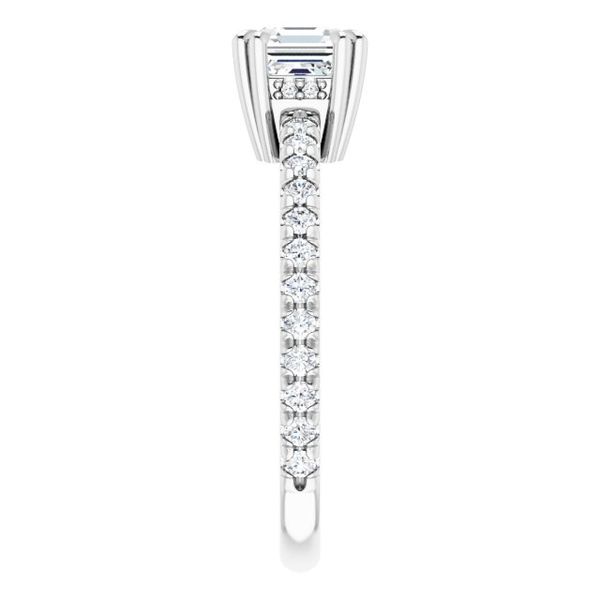 Double Claw-Prong Engagement Ring Image 4 Blue Water Jewelers Saint Augustine, FL