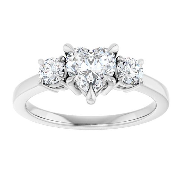 Three-Stone Engagement Ring Image 3 Greenfield Jewelers Pittsburgh, PA