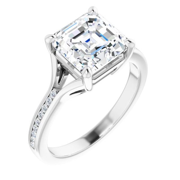 Accented Engagement Ring Vail Creek Jewelry Designs Turlock, CA