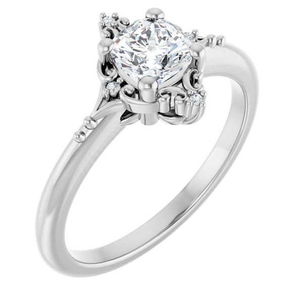 Accented Engagement Ring Leitzel's Jewelry Myerstown, PA
