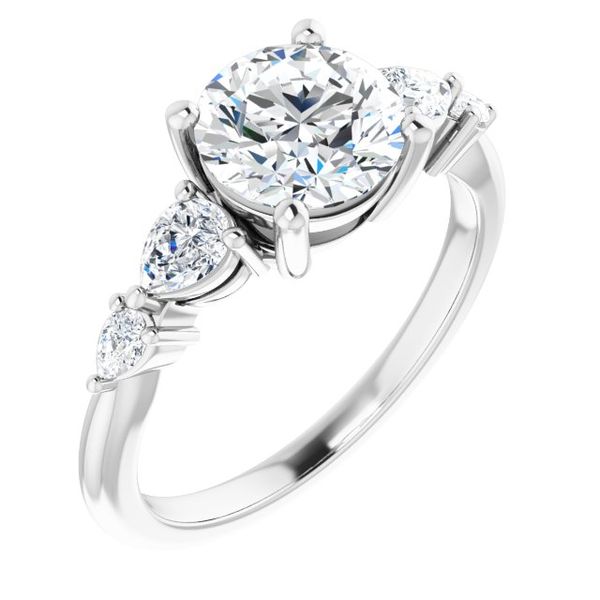 Accented Engagement Ring Greenfield Jewelers Pittsburgh, PA