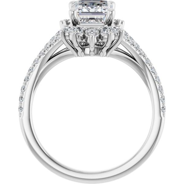 Accented Engagement Ring Image 2 Greenfield Jewelers Pittsburgh, PA