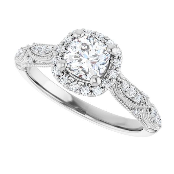 Halo-Style Engagement Ring Image 5 Greenfield Jewelers Pittsburgh, PA
