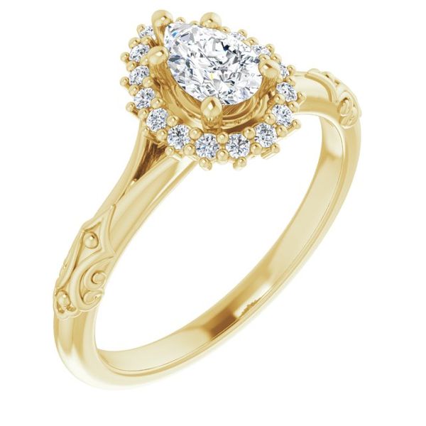 Halo-Style Engagement Ring Robison Jewelry Co. Fernandina Beach, FL