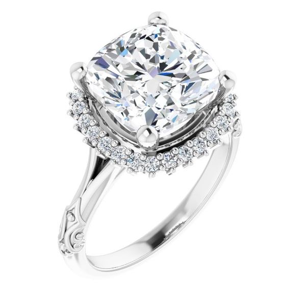 Halo-Style Engagement Ring Reiniger Jewelers Swansea, IL