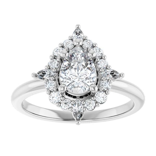 Halo-Style Engagement Ring Image 3 Minor Jewelry Inc. Nashville, TN