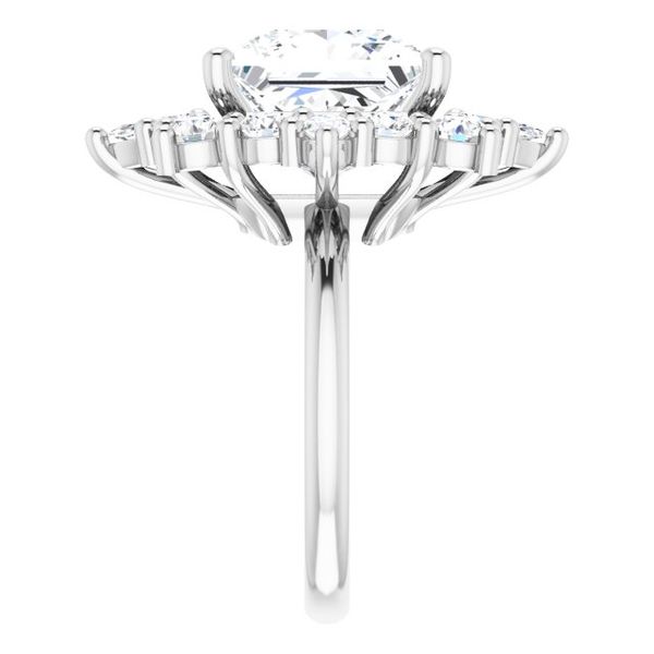 Halo-Style Engagement Ring Image 4 Minor Jewelry Inc. Nashville, TN