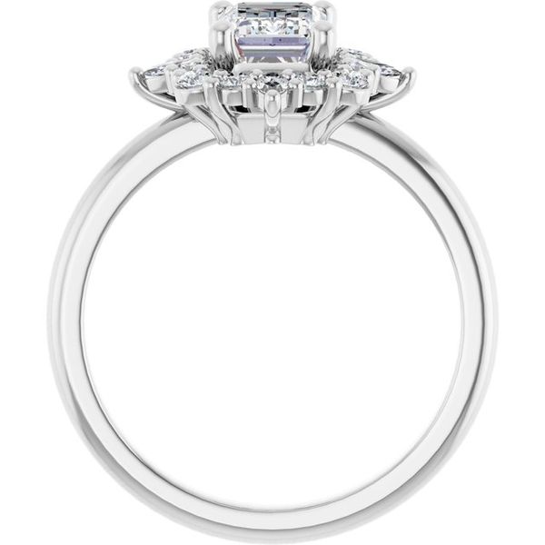 Halo-Style Engagement Ring Image 2 Robison Jewelry Co. Fernandina Beach, FL