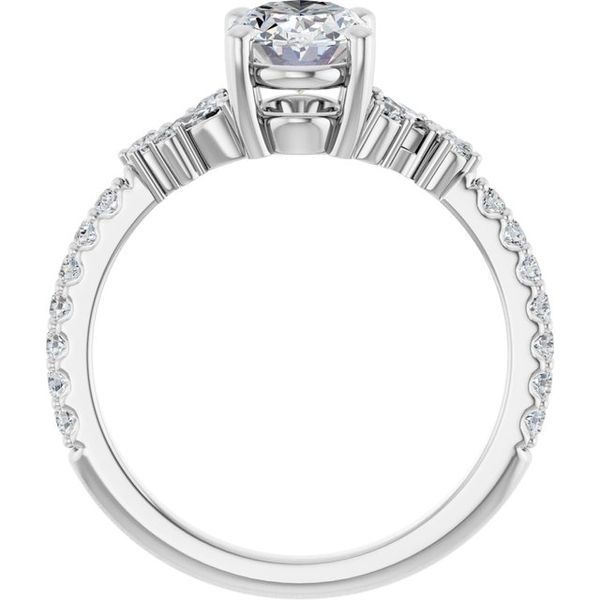 Accented Engagement Ring Image 2 Greenfield Jewelers Pittsburgh, PA