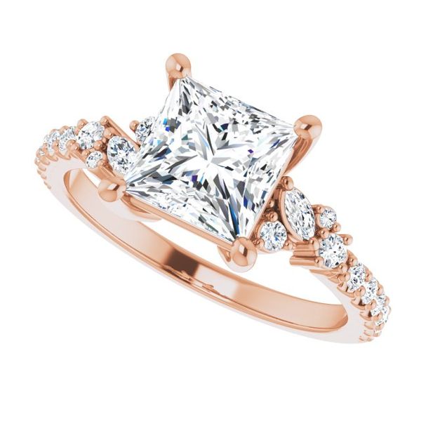 Accented Engagement Ring Image 5 Minor Jewelry Inc. Nashville, TN